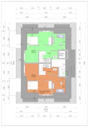 Geisenfelder Strasse 22 – Haus 1 – Mansardgeschoss