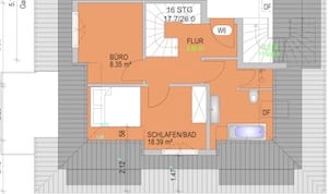Geisenfelder Strasse 22 – Haus 1 – Wohnung 6 Mansardgeschoss