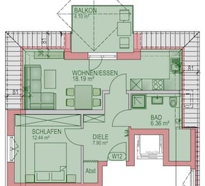 Geisenfelder Strasse 22 – Haus 2 – Wohnung 12 Dachgeschoss