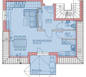 Geisenfelder Strasse 22 – Haus 2 – Wohnung 13 Dachgeschoss